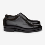 Load image into Gallery viewer, Straight Tip Oxford - Black Calf
