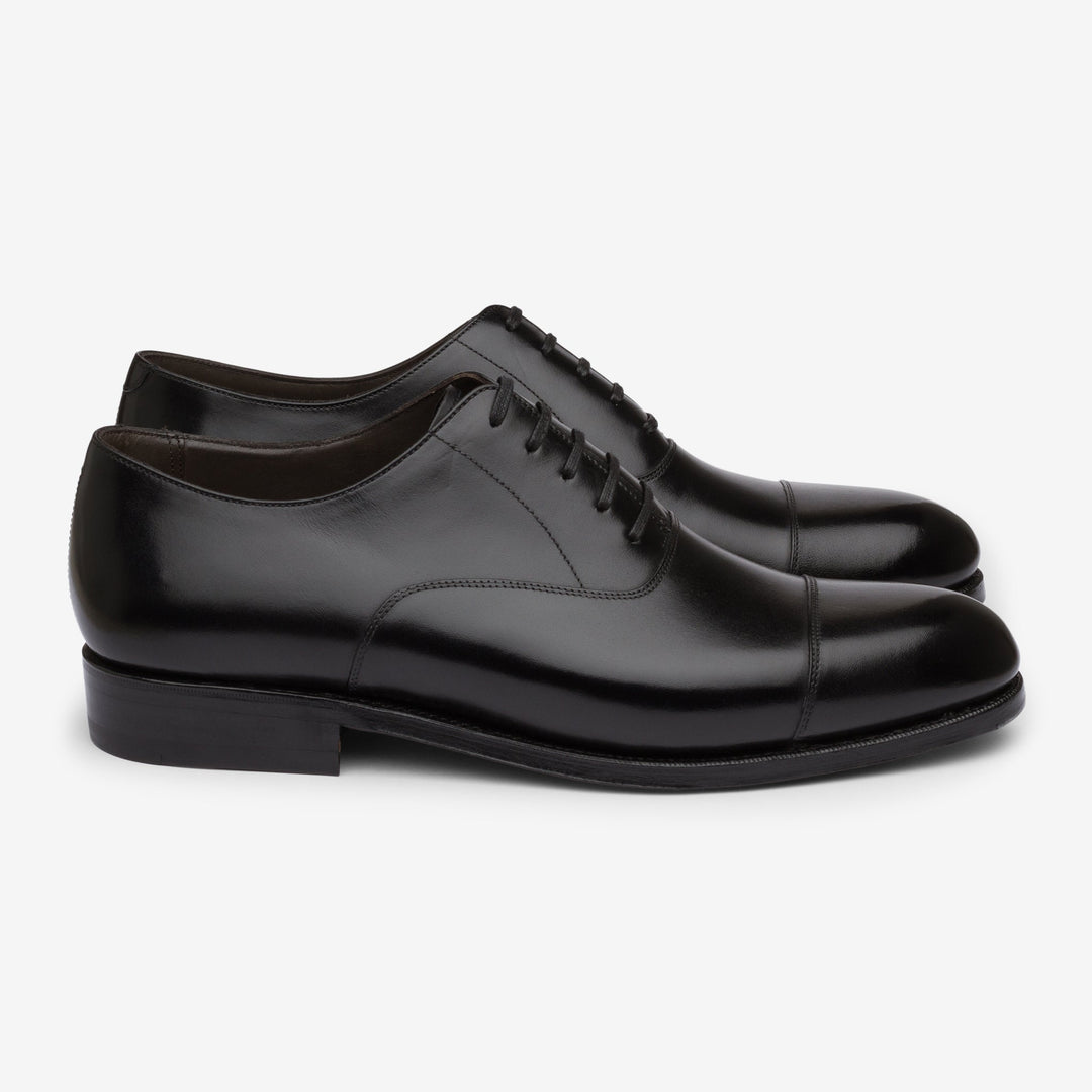 Straight Tip Oxford - Black Calf