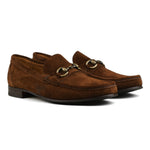 Load image into Gallery viewer, Bologna Bit Loafer - Snuff Brown Suede
