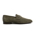 Load image into Gallery viewer, Blake Bit Loafer - Olive Suede
