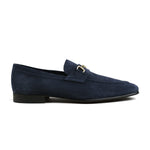 Load image into Gallery viewer, Blake Bit Loafer - Navy Suede
