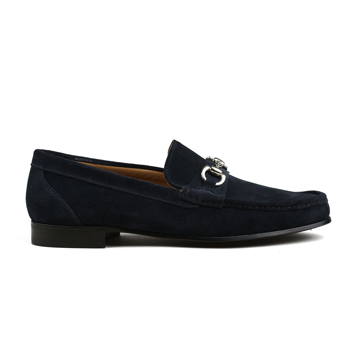 Bologna Bit Loafer - Dark Navy Suede