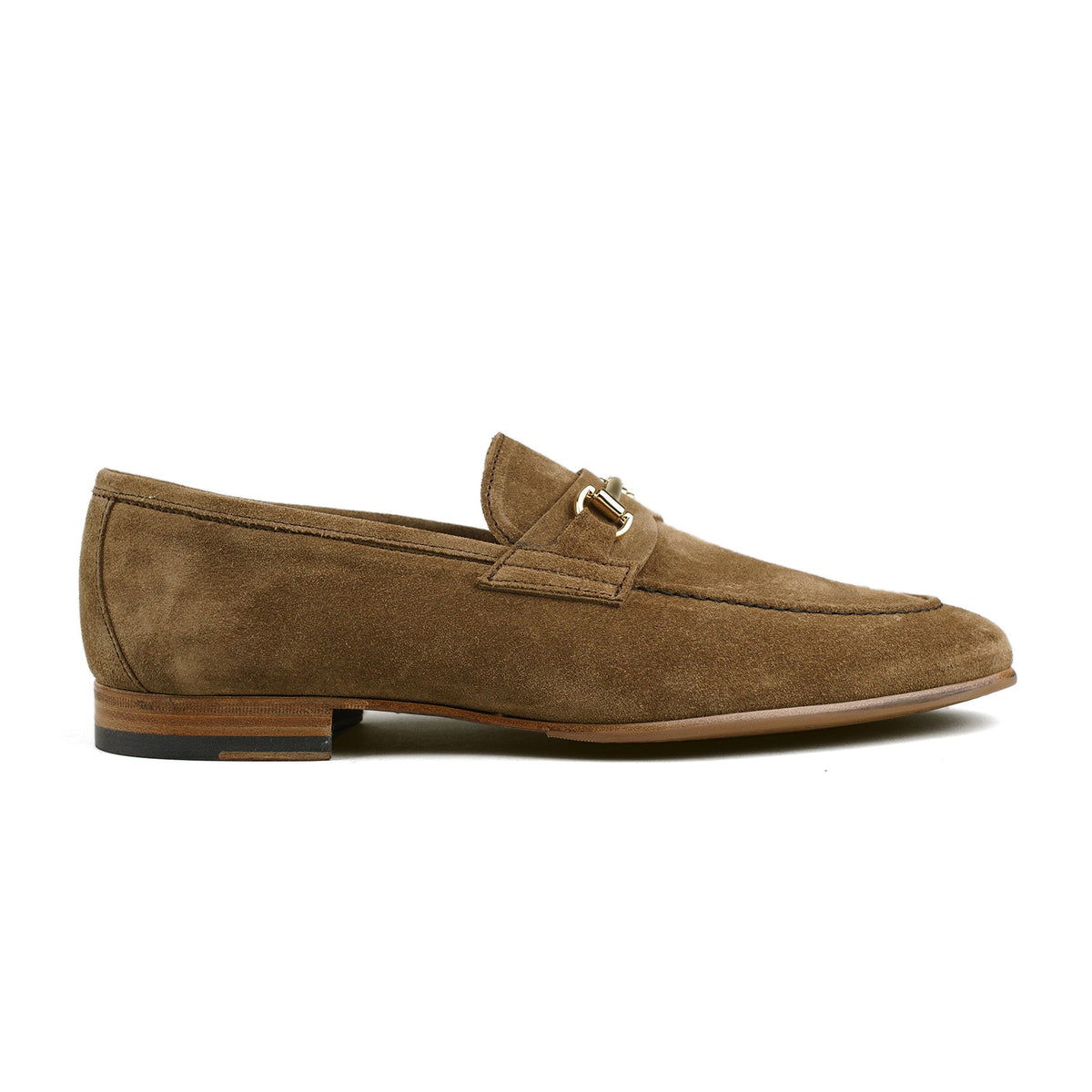 Blake Bit Loafer - Medium Brown Suede