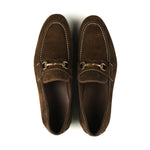 Load image into Gallery viewer, Blake Bit Loafer - Dark Brown Suede
