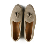 Load image into Gallery viewer, Belgian Tassel Loafer - Sand Suede
