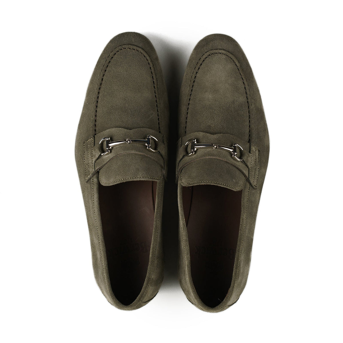 Blake Bit Loafer - Olive Suede