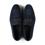 Load image into Gallery viewer, Blake Bit Loafer - Navy Suede
