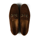 Load image into Gallery viewer, Bologna Bit Loafer - Snuff Brown Suede
