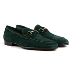 Load image into Gallery viewer, Blake Bit Loafer - Green Suede
