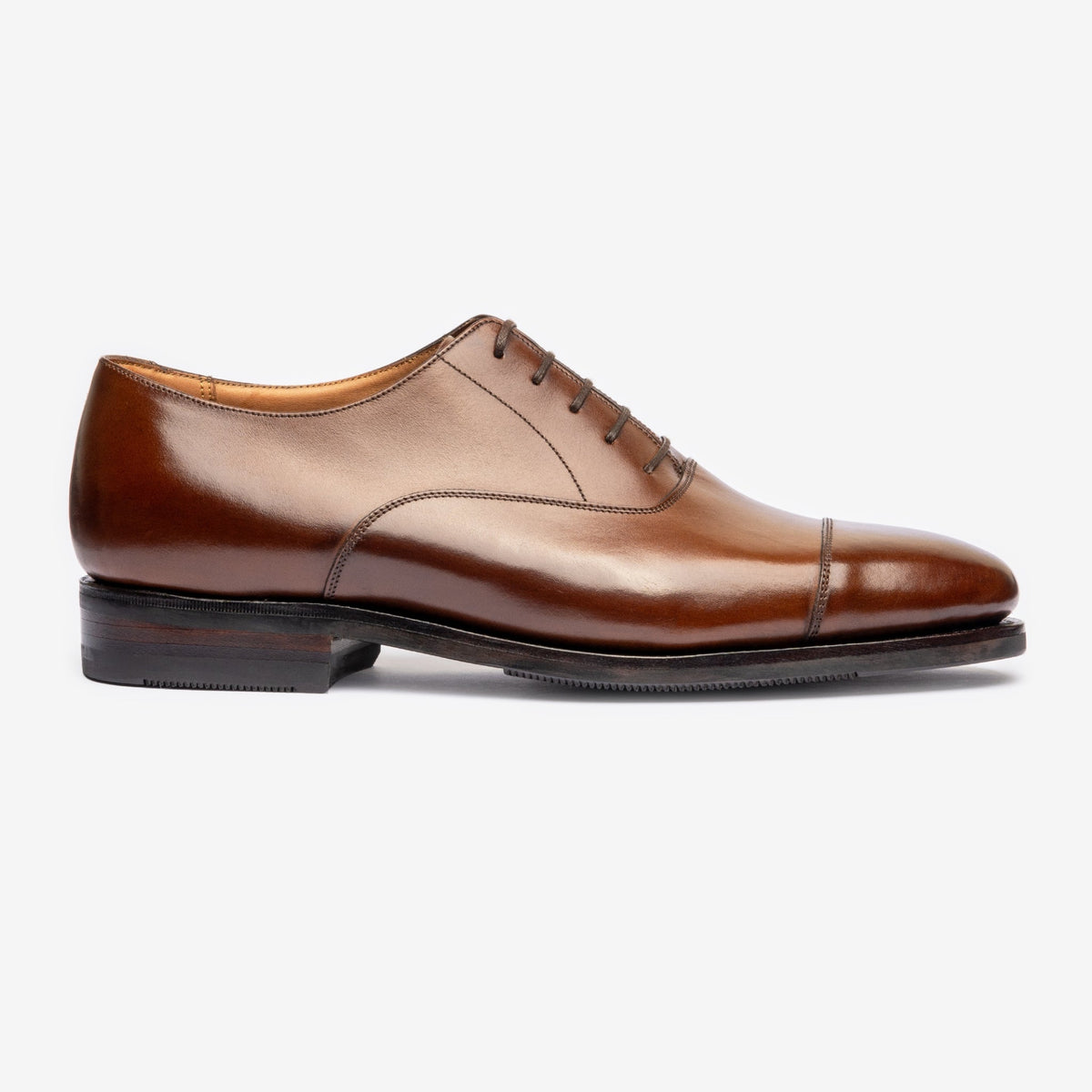 Straight Tip Oxford - Brown Calf