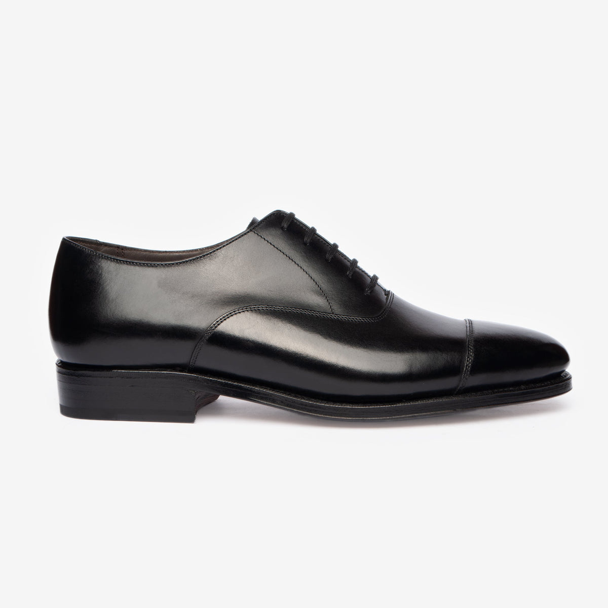 Straight Tip Oxford - Black Calf