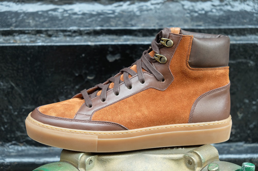 Richland - Cacao Calf / Cumin Suede / Gum Sole