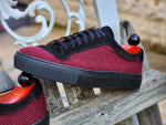 Load image into Gallery viewer, Woodinville - Red Poulsbo Tweed / Black Suede
