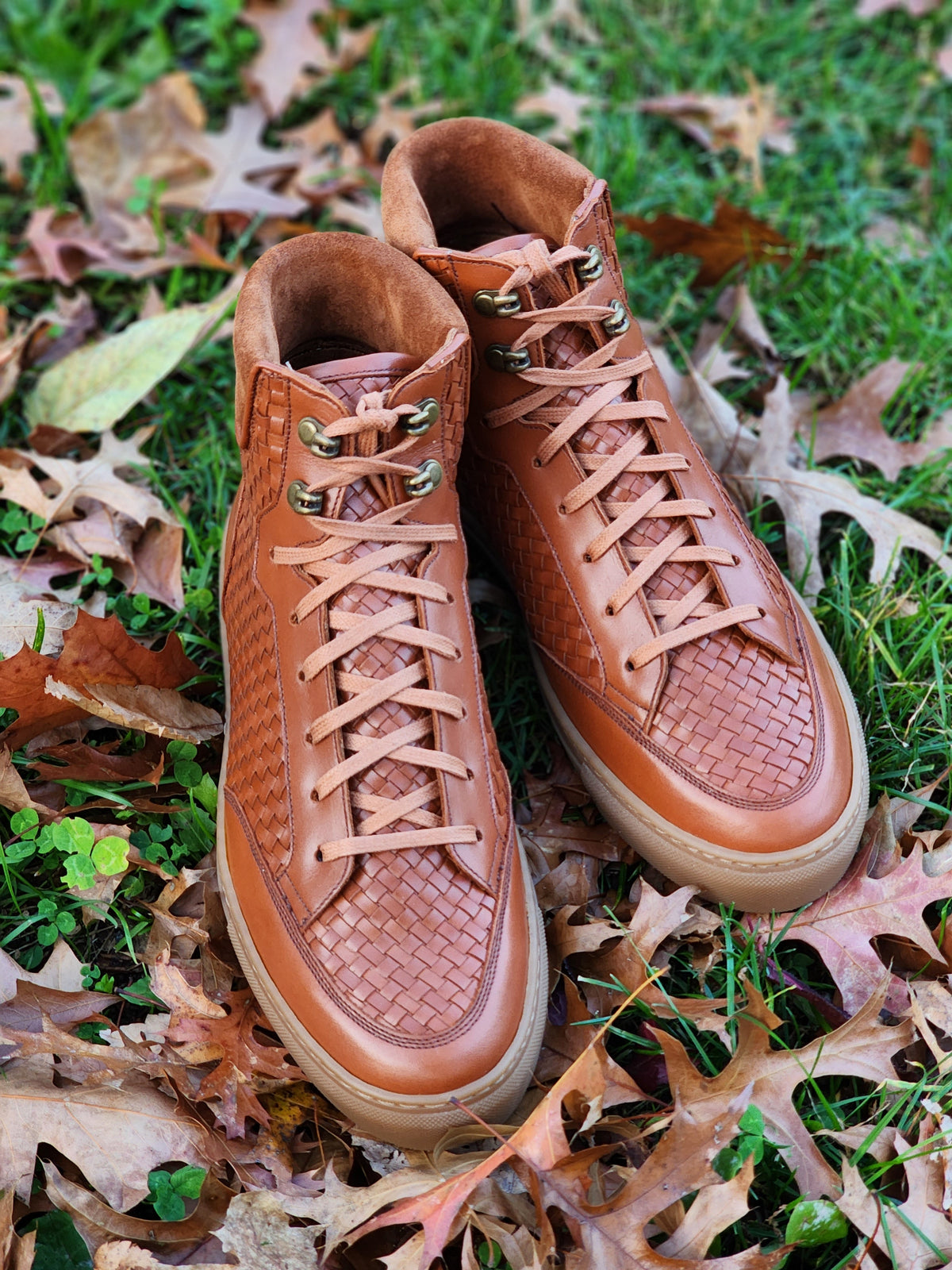 Richland - Braided Cedar Calf / Cumin Suede