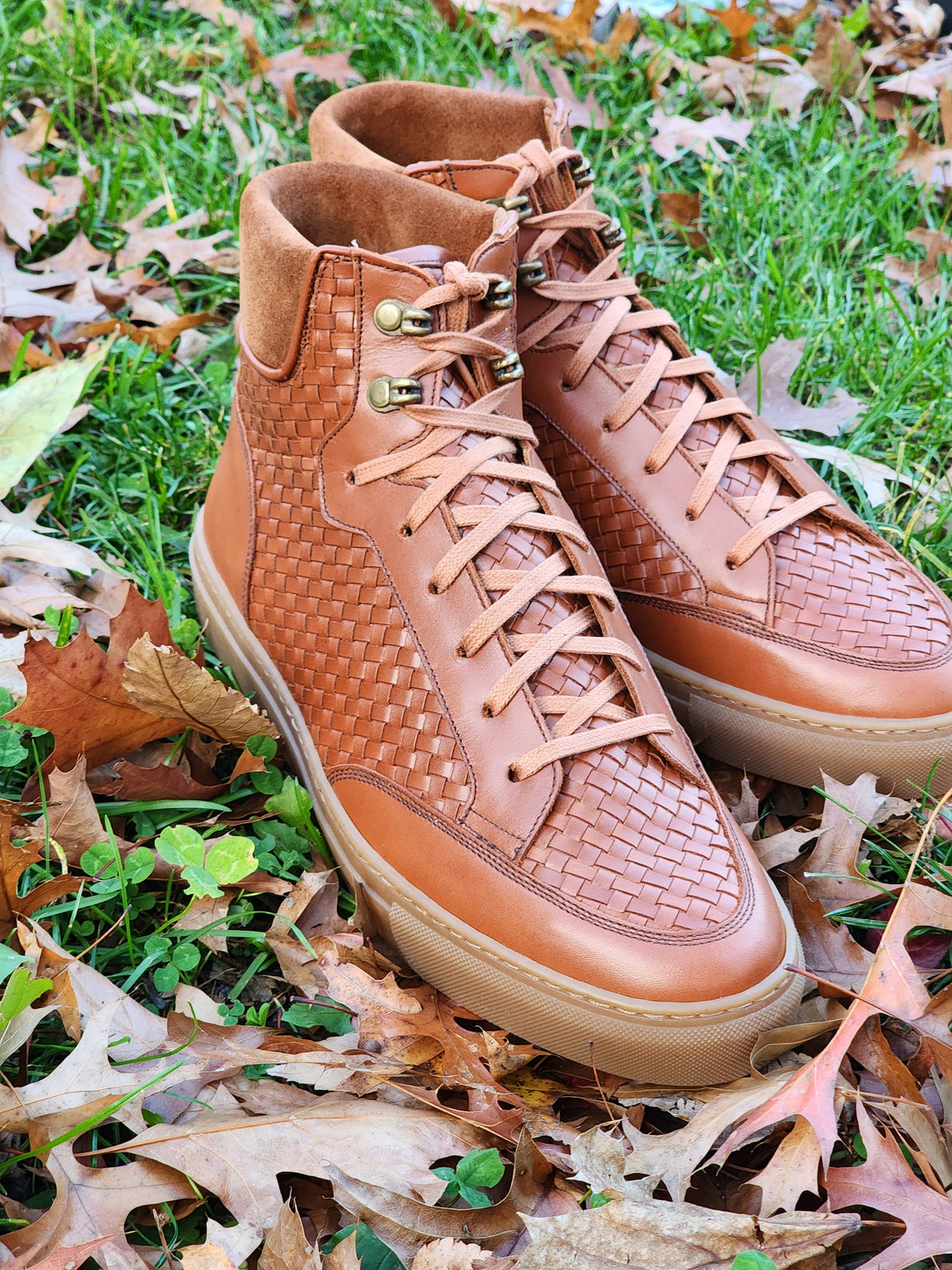 Richland - Braided Cedar Calf / Cumin Suede