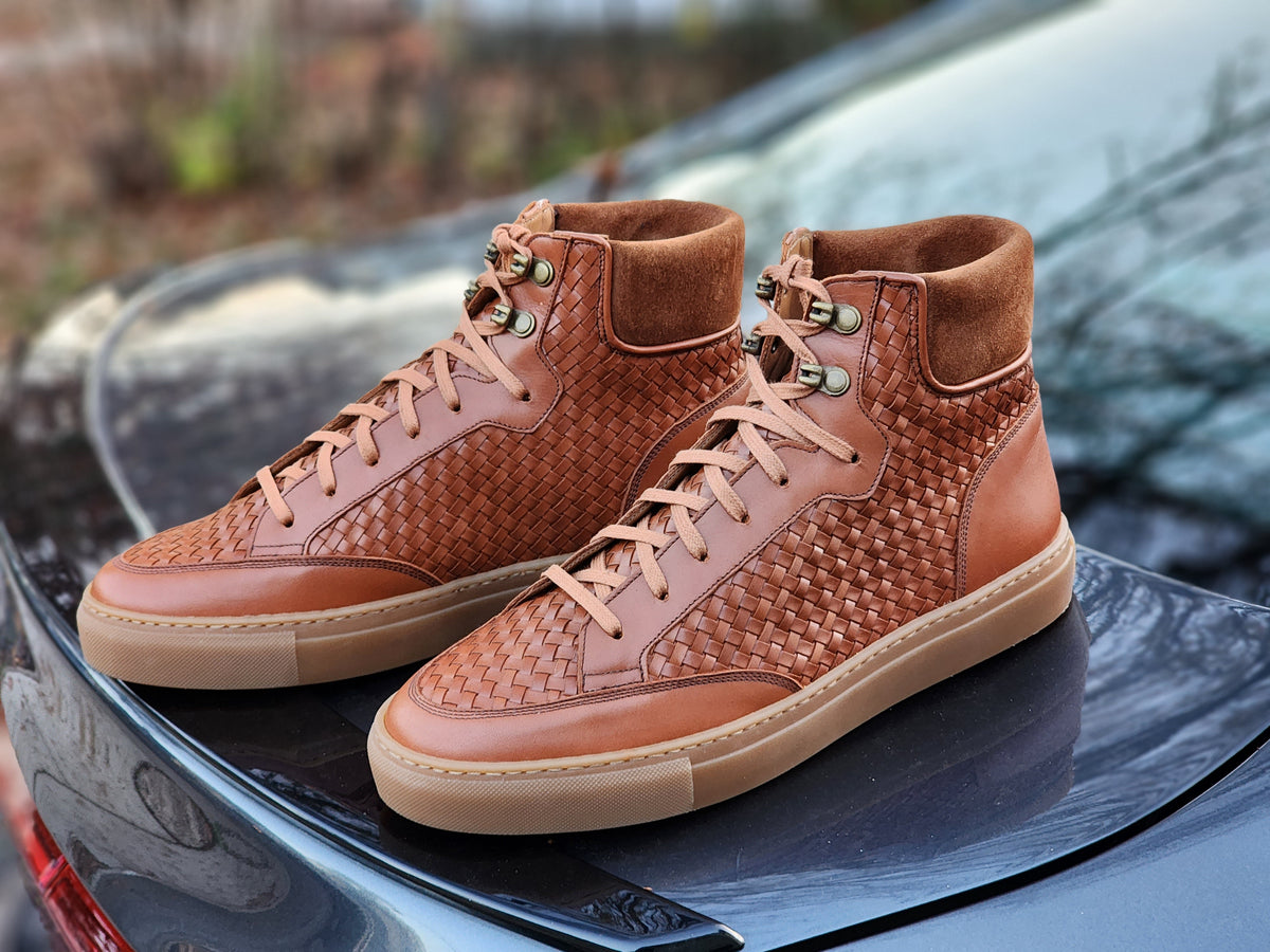 Richland - Braided Cedar Calf / Cumin Suede