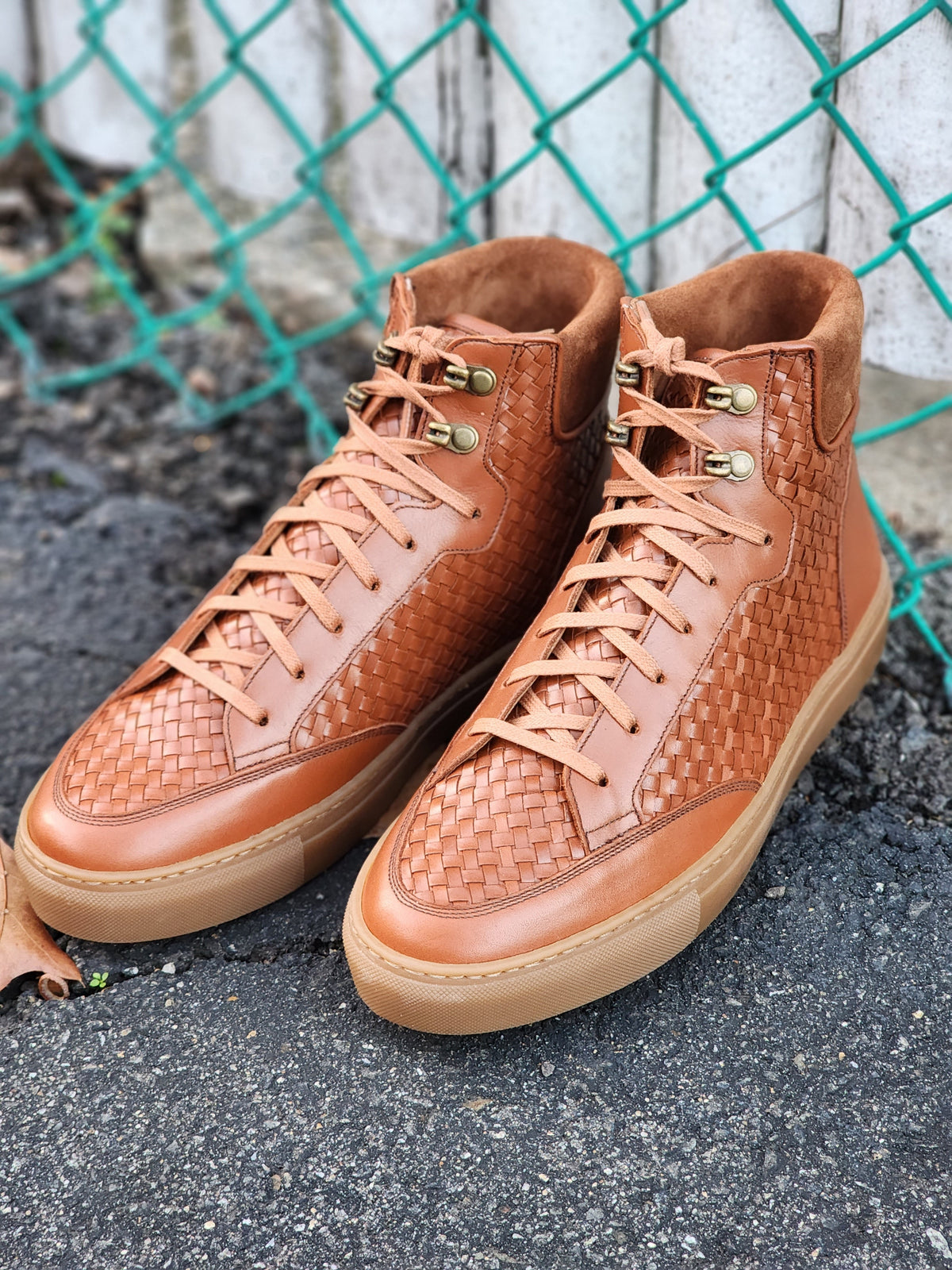 Richland - Braided Cedar Calf / Cumin Suede