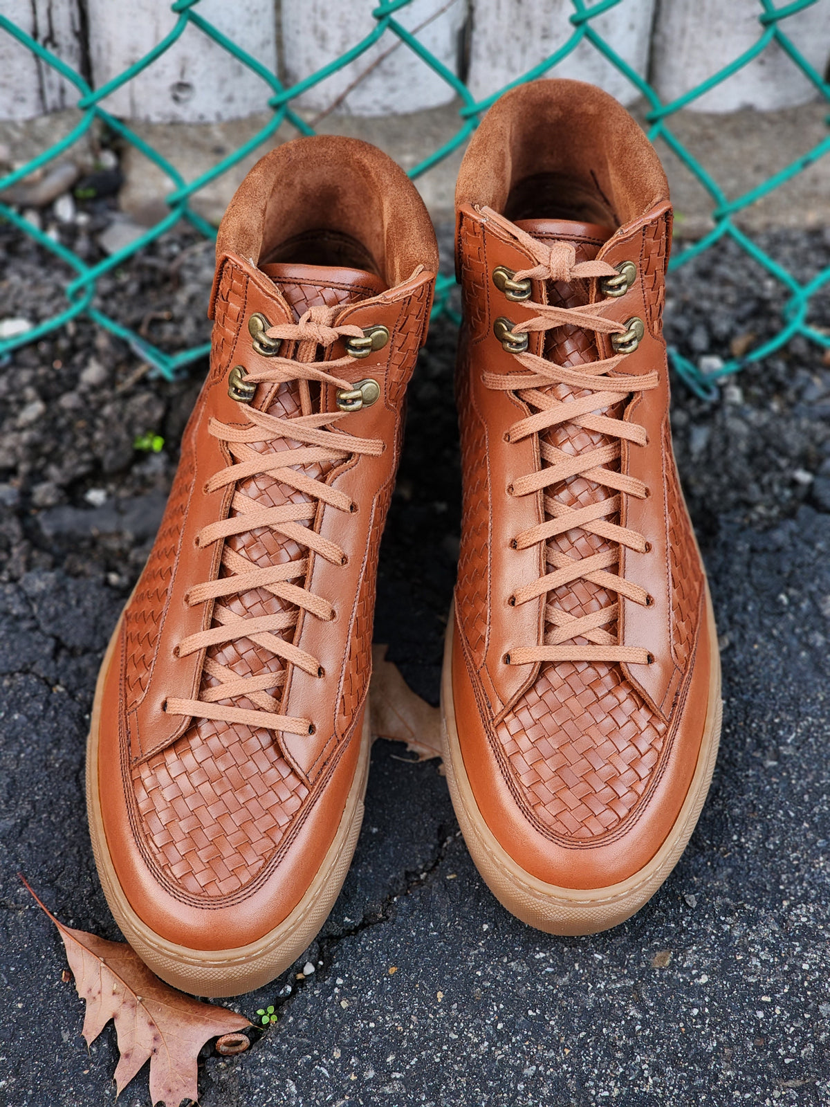 Richland - Braided Cedar Calf / Cumin Suede