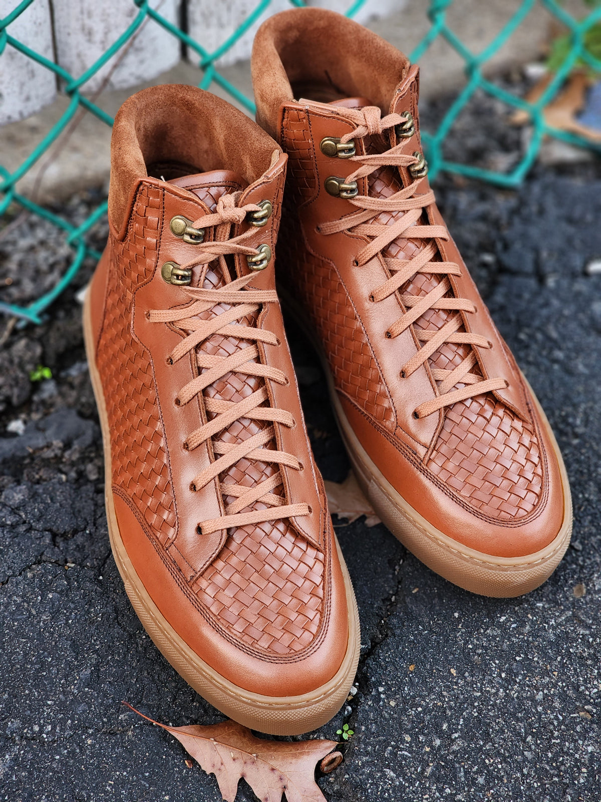 Richland - Braided Cedar Calf / Cumin Suede