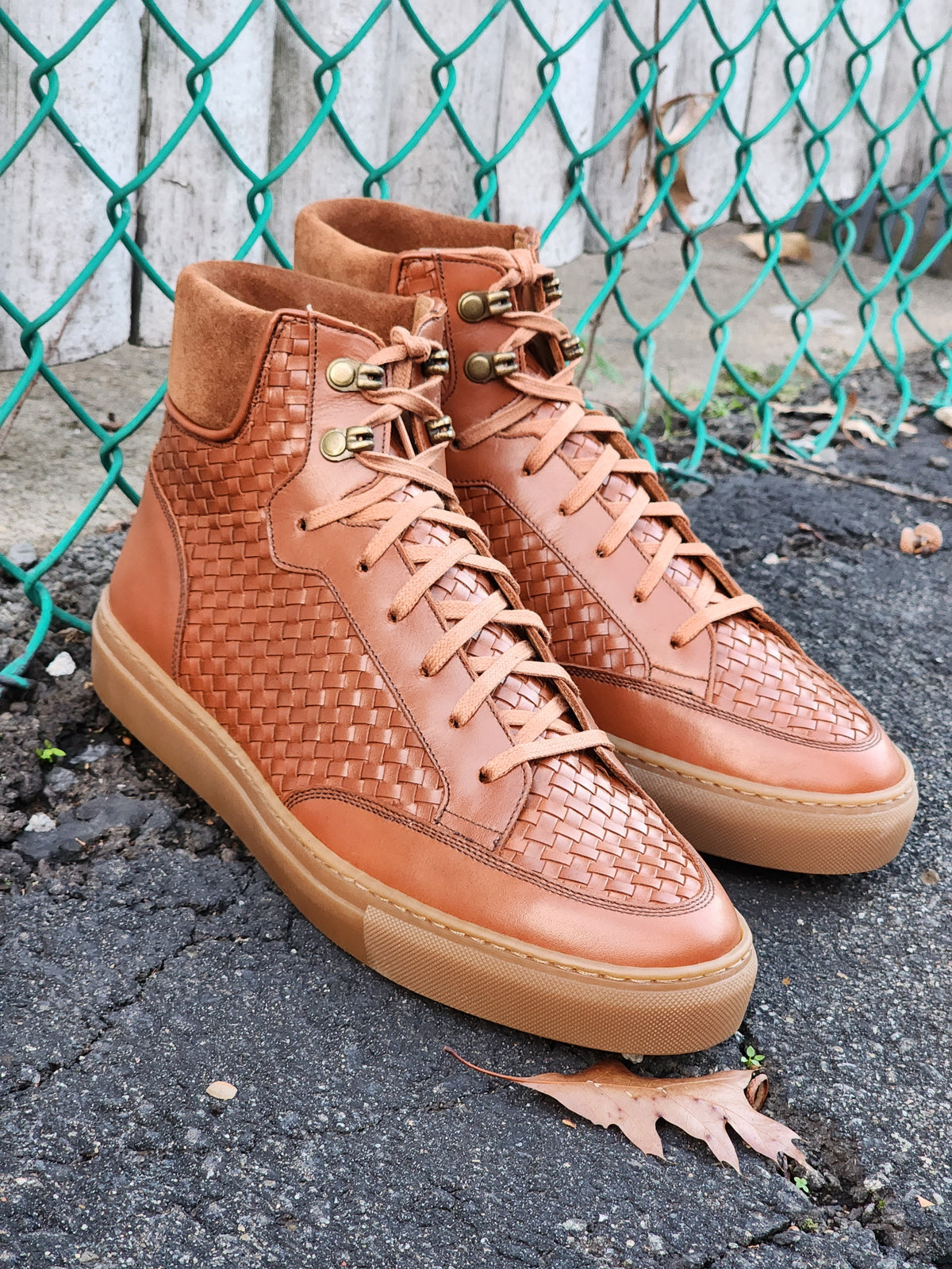 Richland - Braided Cedar Calf / Cumin Suede