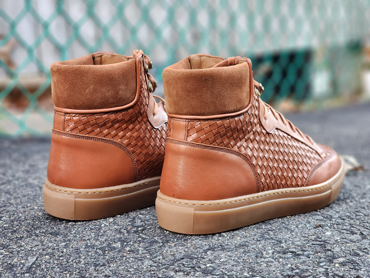 Richland - Braided Cedar Calf / Cumin Suede