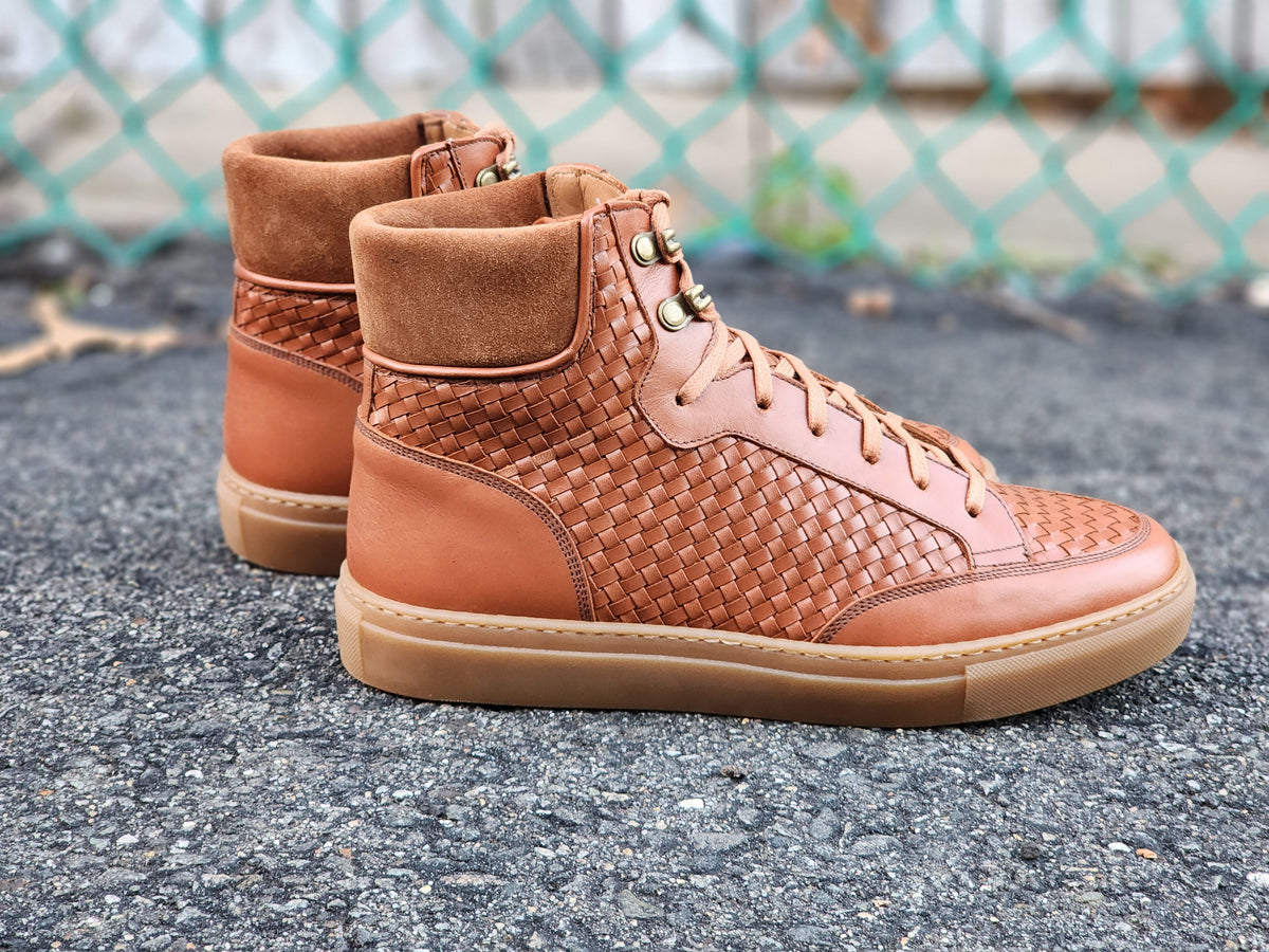 Richland - Braided Cedar Calf / Cumin Suede