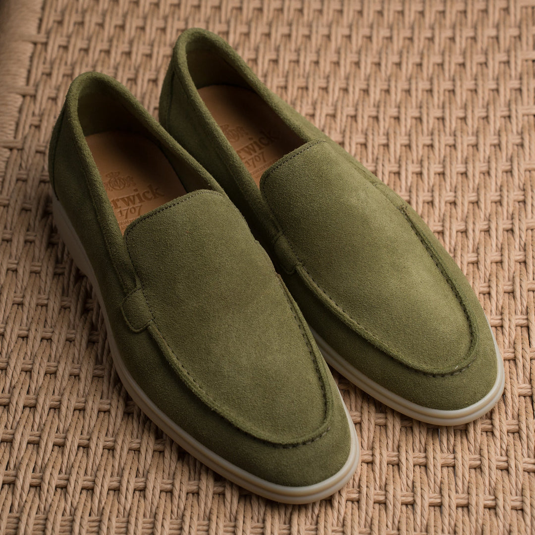 Palma Flex - Moss Green Suede