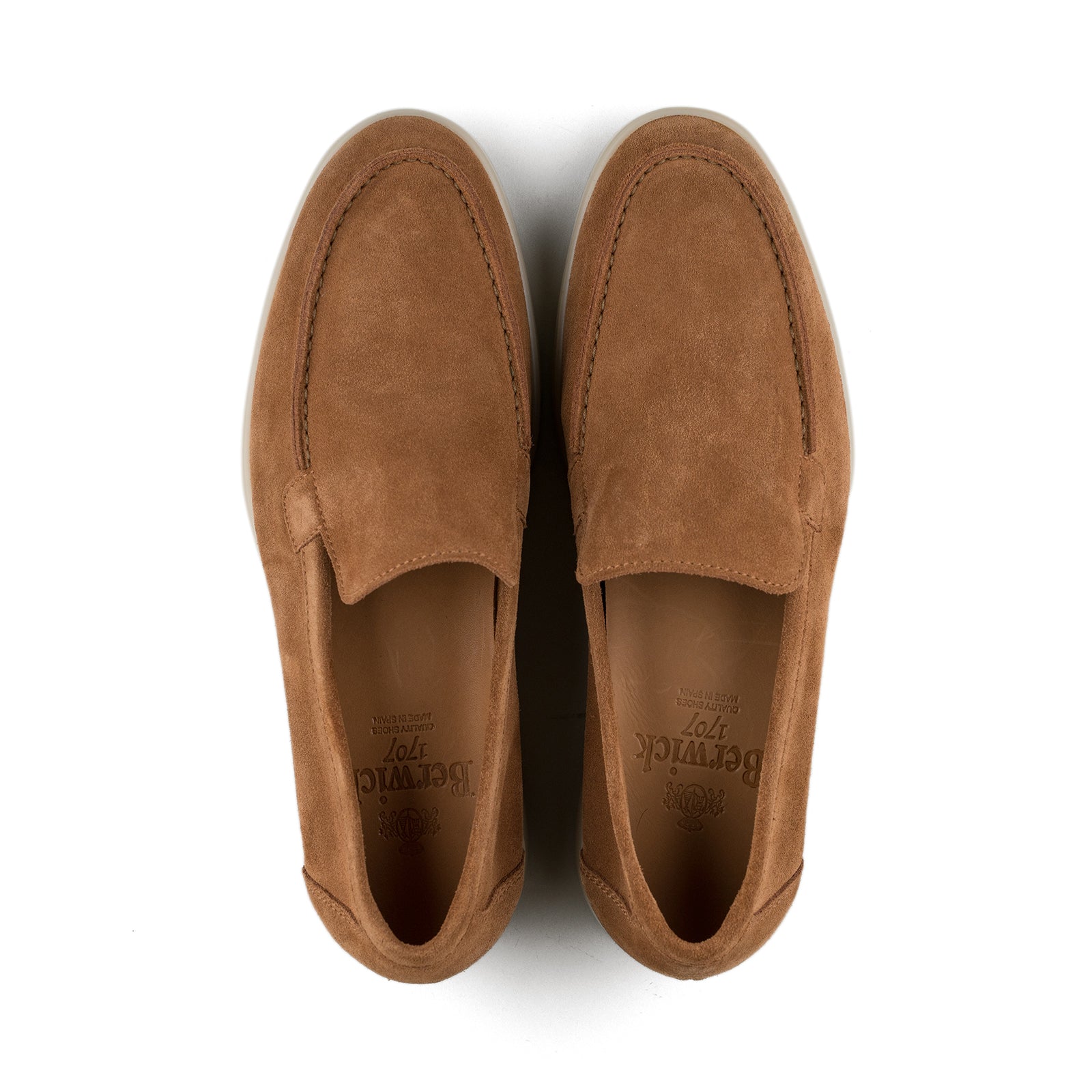 Berwick Venetian Loafer - Cognac Suede – Marketplace by The Shoe Snob