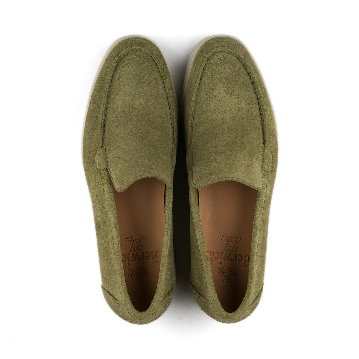 Palma Flex - Moss Green Suede