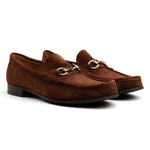 Load image into Gallery viewer, Bologna Bit Loafer - Polo Brown Suede
