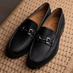 Load image into Gallery viewer, Bologna Bit Loafer - Black Grain Leather
