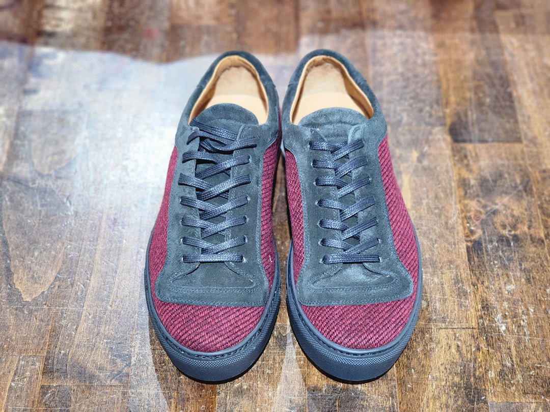 Woodinville - Red Poulsbo Tweed / Black Suede