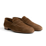 Load image into Gallery viewer, Unlined Penny Loafer - Medium Brown Suede
