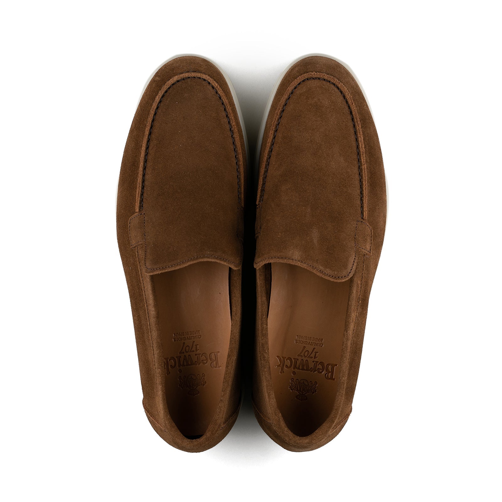Berwick Venetian Loafer - Medium Brown Suede – Marketplace by The