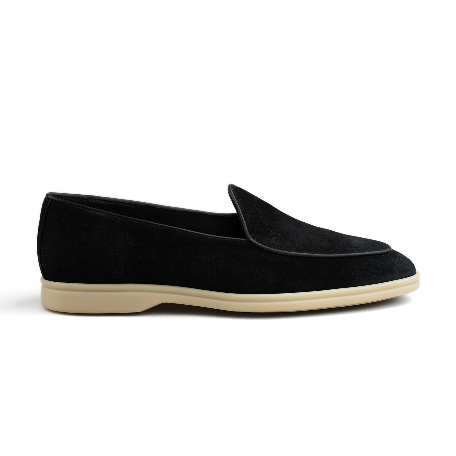 Berwick Belgian Loafer w/ Rubber Sole - Black Suede – Marketplace