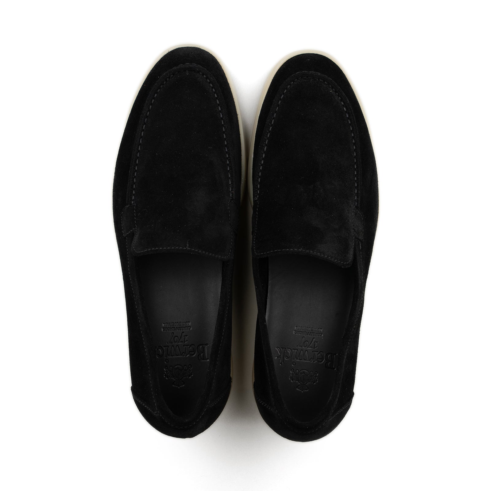 Berwick Venetian Loafer - Black Suede – Marketplace by The Shoe Snob
