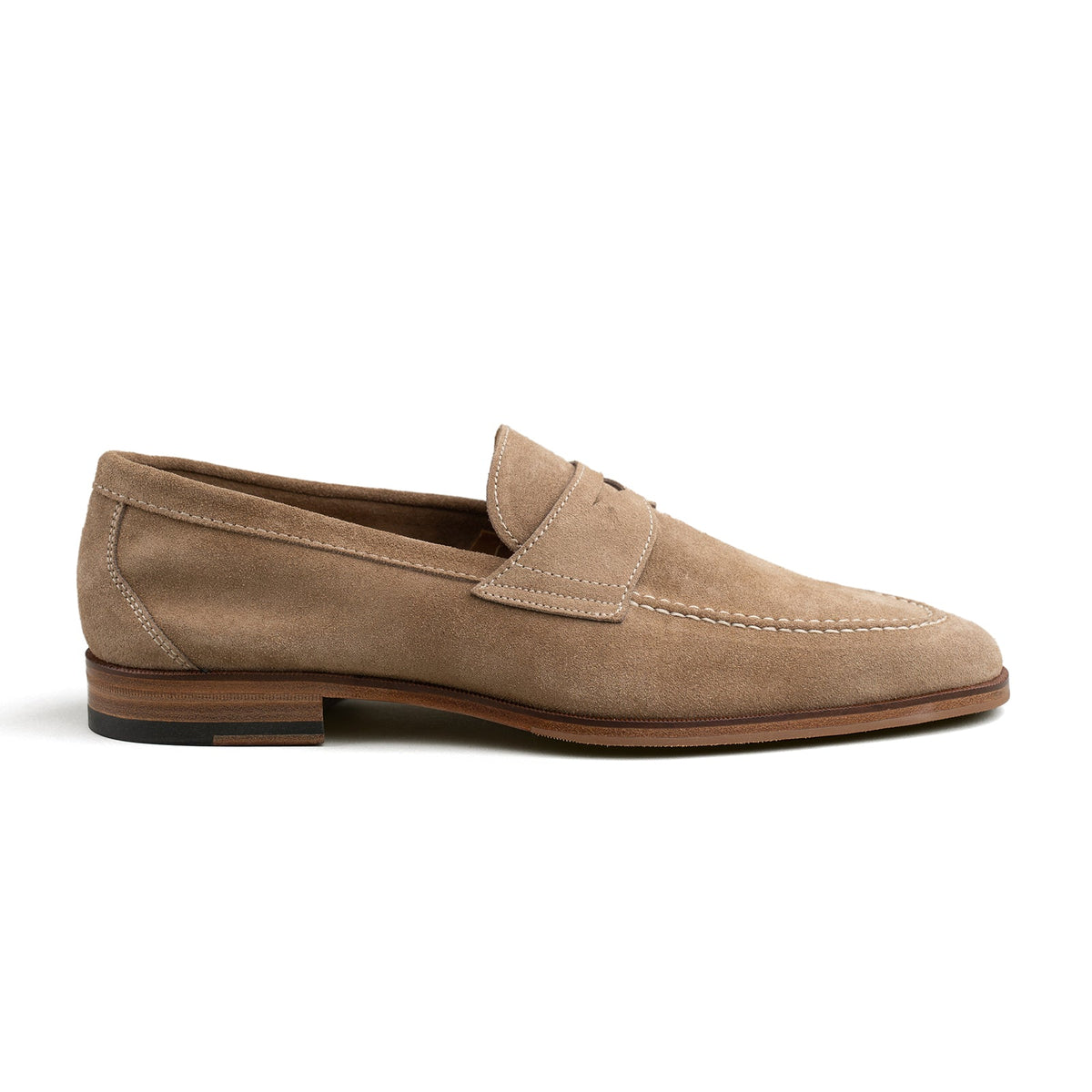 Unlined Penny Loafer - Antilope Suede