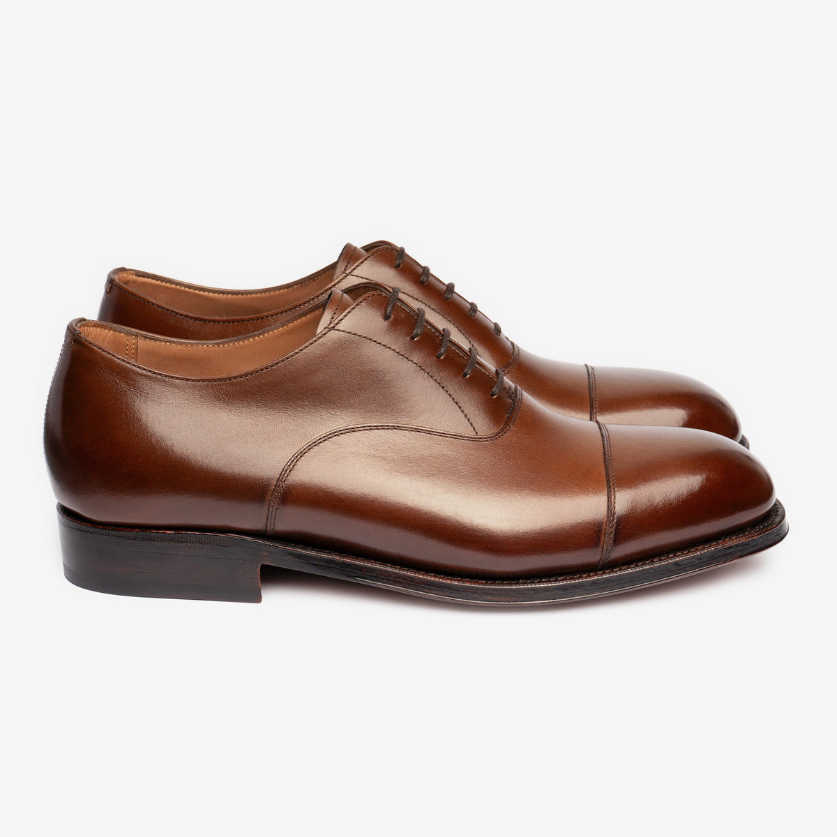 Straight Tip Oxford - Brown Calf