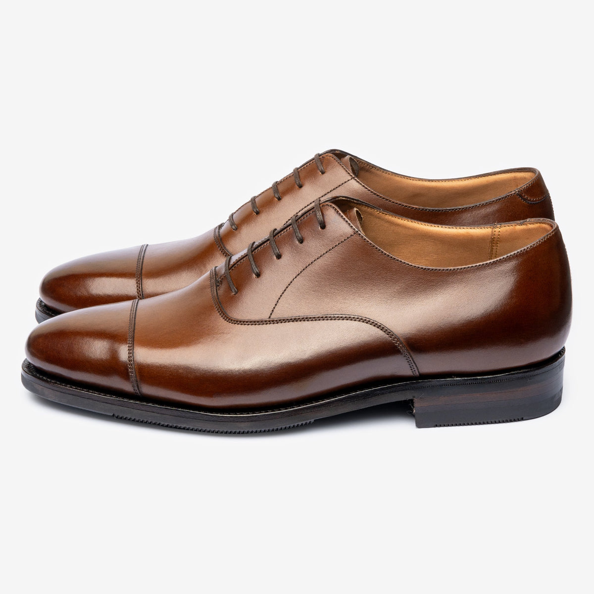 Straight Tip Oxford - Brown Calf