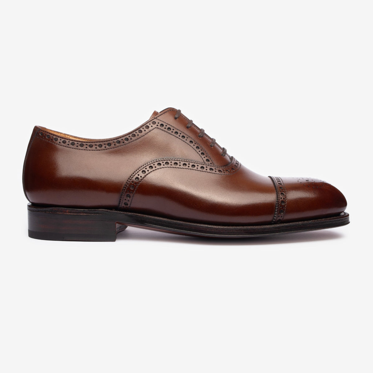 Semi Brogue Oxford | Brown - Char Last