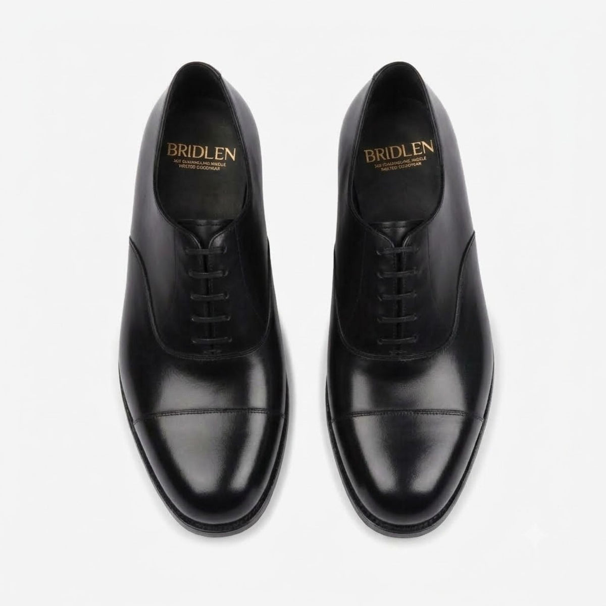 Straight Tip Oxford | Black - Mod Last
