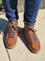 Load image into Gallery viewer, Richland - Cacao Calf / Cumin Suede / Gum Sole
