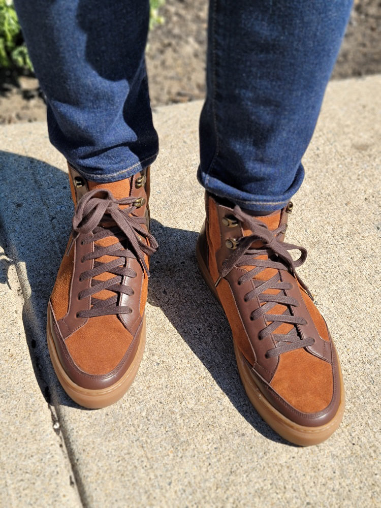 Richland - Cacao Calf / Cumin Suede / Gum Sole