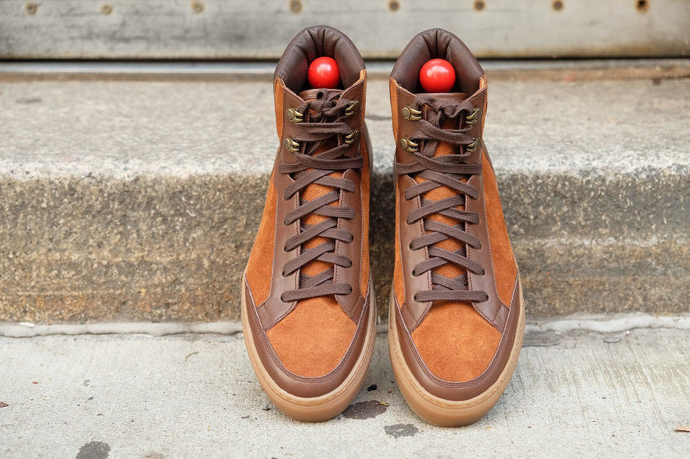 Richland - Cacao Calf / Cumin Suede / Gum Sole