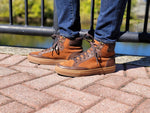 Load image into Gallery viewer, Richland - Cacao Calf / Cumin Suede / Gum Sole
