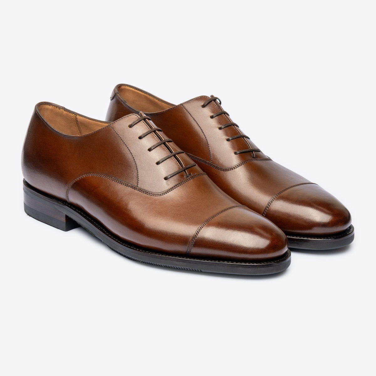 Straight Tip Oxford - Brown Calf