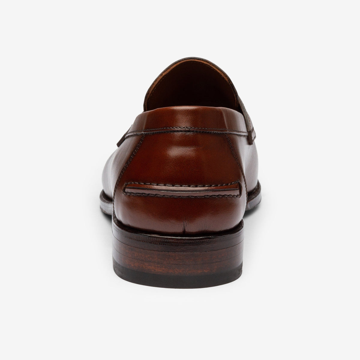Y-Tip Penny Loafer - Brown Calf