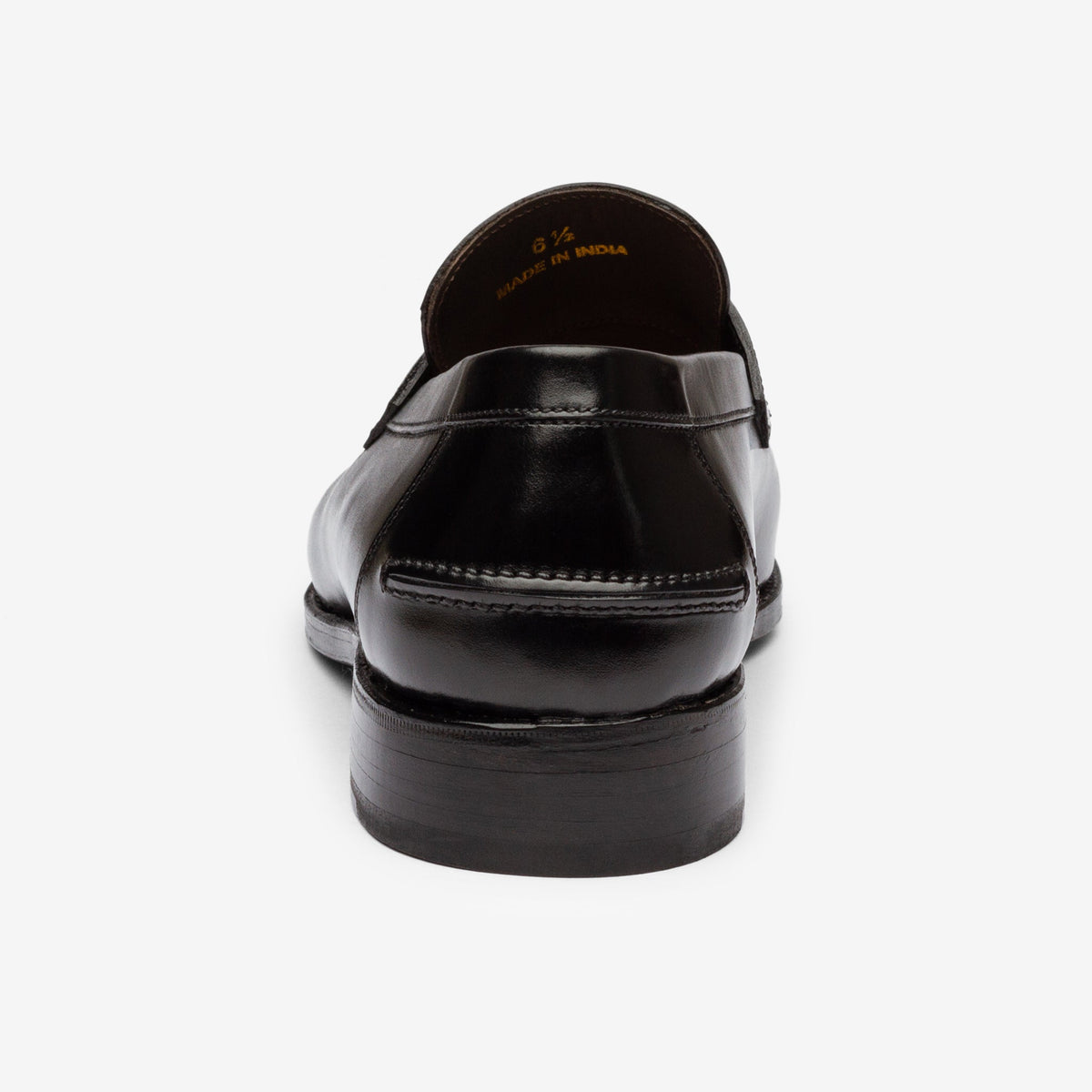 Y-Tip Penny Loafer - Black Calf