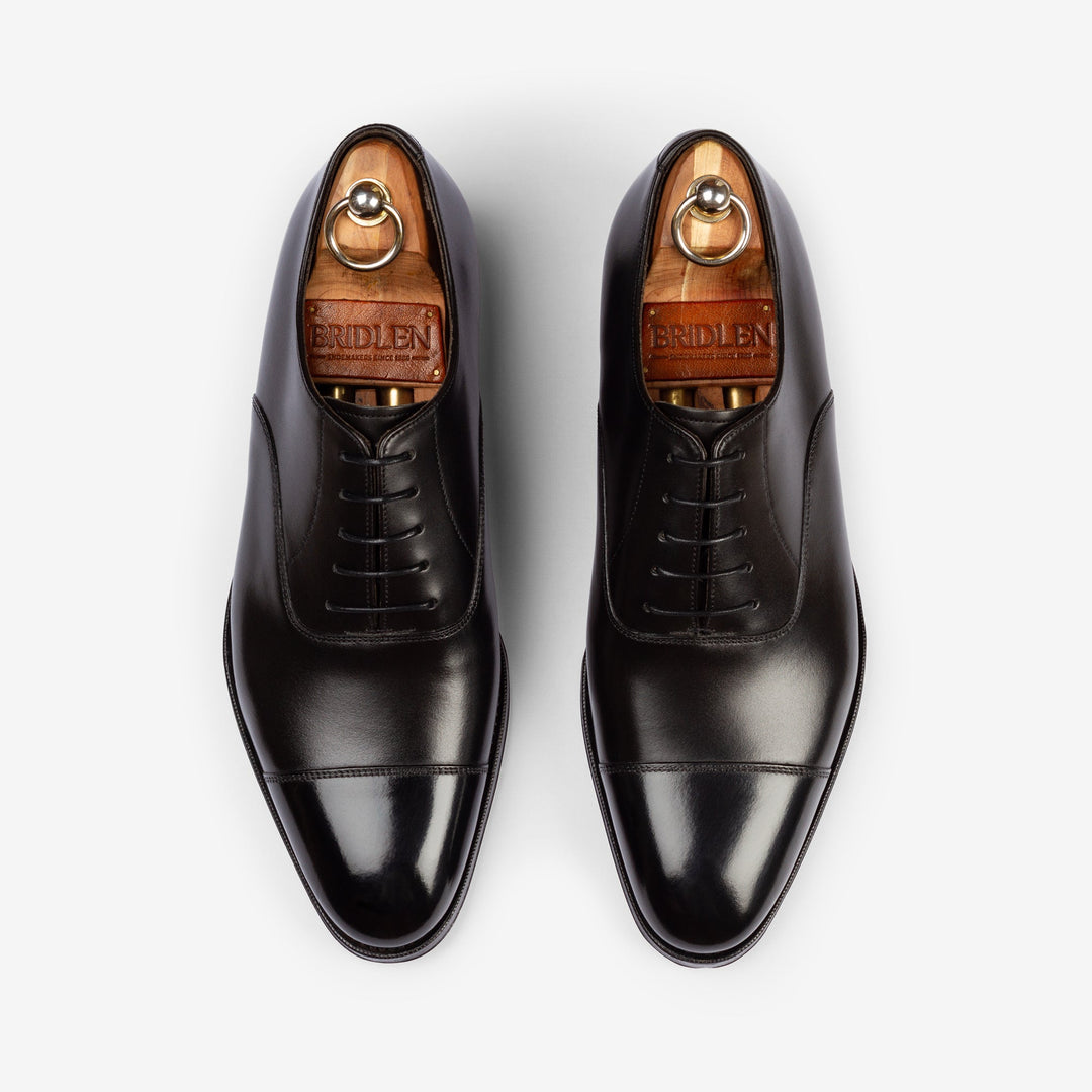 Straight Tip Oxford - Black Calf