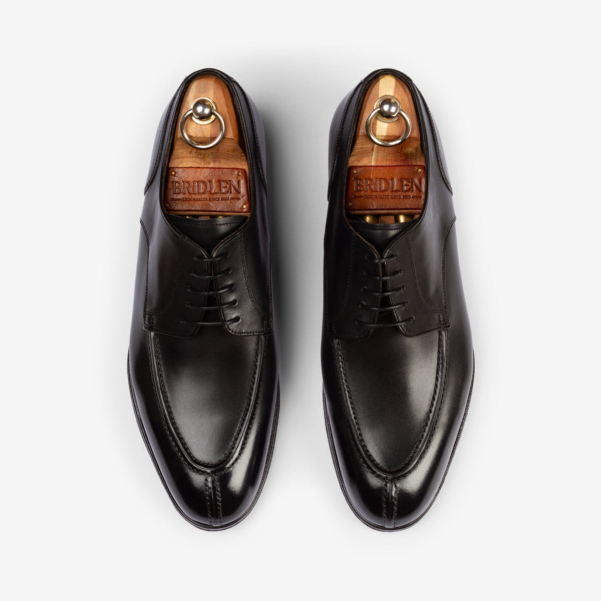 Y-Tip Derby - Black Calf